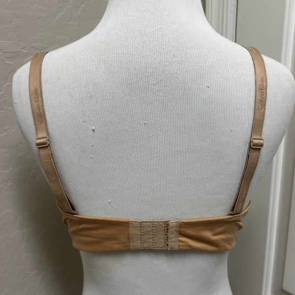 Calvin Klein perfectly fit wire free t-shirt bra 36C Beige - Picture 6 of 9